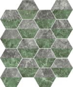 Marmi Hex Decor Verde Nero